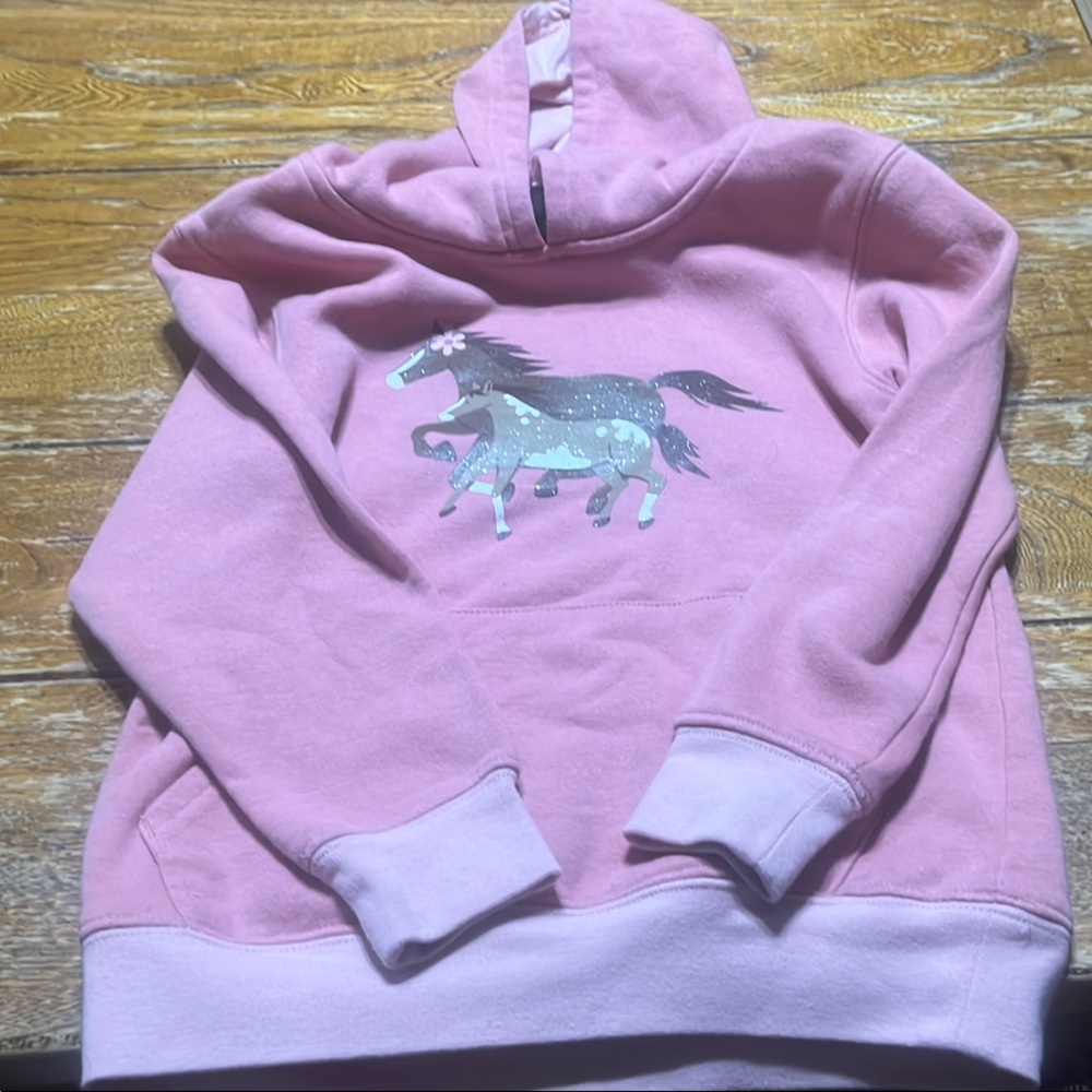 John Deere Pink Sweatshirt Soft Casual Hoodie